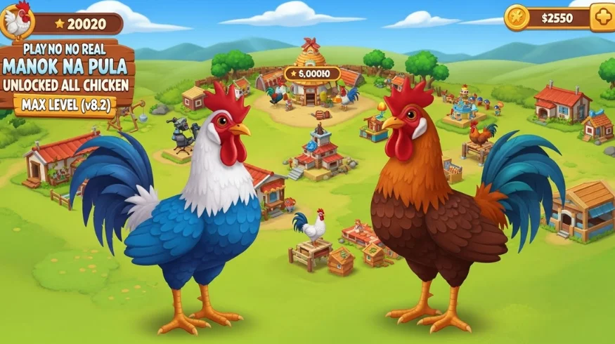 Manok Na Pula MOD APK Unlocked All Chicken Max Level (v8.2)