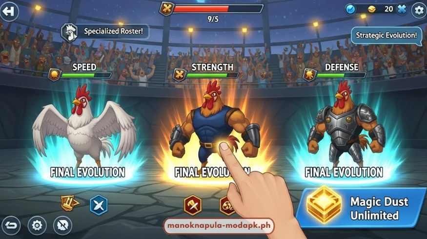 Strategic Evolution with Magic Dust